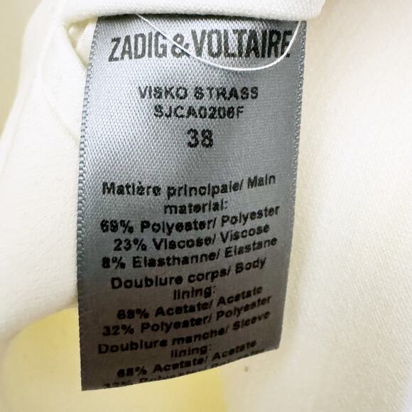 Zadig & Voltaire Visko Strass Jacket (Size 38) - Picture 6 of 16